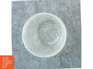 Skål i glas (str. 12 x 7 cm)
