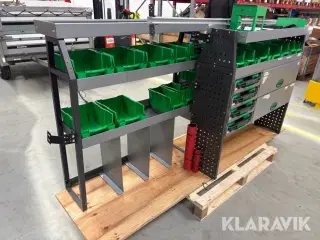 Inventar til kassebil System Edström - to dele