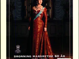 Dronning Margrethe 60 ÅR - u/n - 13 x18 cm. - Brugt