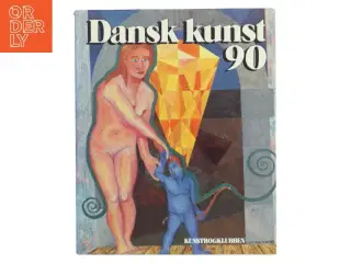 Dansk kunst 90 bog fra Kunstbogklubben