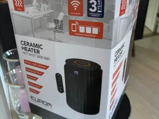 Eurom varmeblæser ny til wifi og med fjernbetjenin