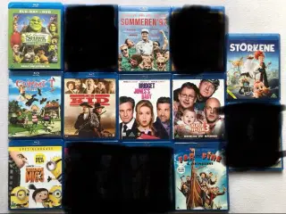 9 forskellige Blu-Ray film