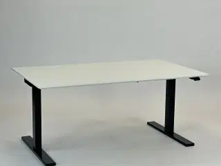 Hæve-/sænkebord 140x80 (m. faset kant & flex) - Linak