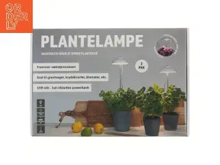 Plante lampe 2-pak (str. 220-700 mm)