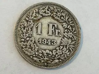 1 Franc Switzerland 1943