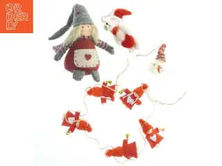 Håndlavet julepynt (str. 17x9 cm)