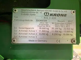 KRONE Big X 630