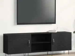 TV-skab Sort eg 150 x 30 x 50 cm Konstrueret træ