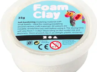 Foam Clay® Hvid - 35g Selvhærdende Modellering