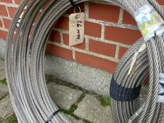 Wire rustfri 8mm og 10mm