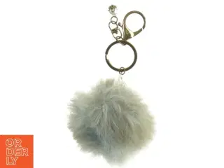 Pels pompon nøglering (str. 6 cm)