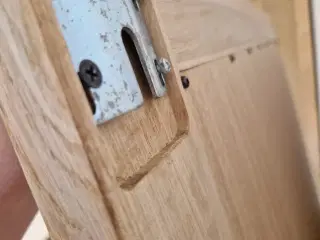 Konsolbord med spejl i massivt egetræ fra Provence