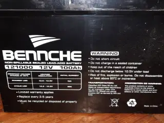 Batteri 12V / 100Ah