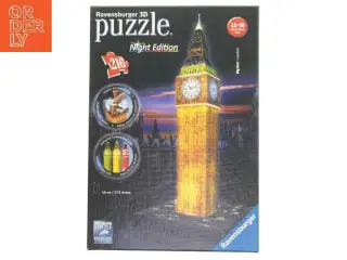 Ravensburger 3D Puzzle Big Ben Night Edition fra Ravensburger (str. 216 brikker 44 cm)