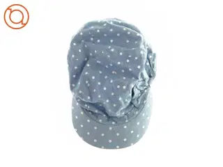 Blå hatmed prikker til børn