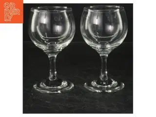 Sæt med to glas (str. 13 cm. 2 styk)