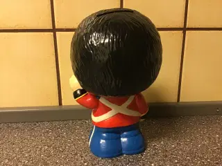 Sparebøsse, Fætter BR med Gummiprop :Måler ca.17cm