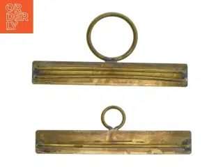 Antikke metalpapirklemmer (str. 13 cm)