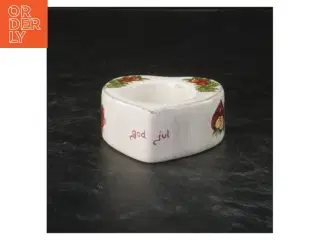 Trip trap Trekantet stearinlys holder med julemotiv (str. 3x8x8 cm)