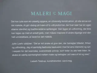 Maleri Magi - Kunst  :