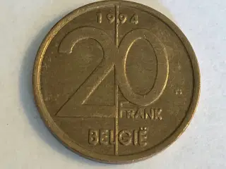 20 Frank Belgium 1994