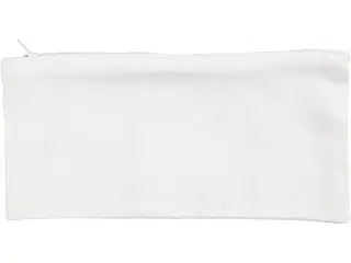 Elegant hvid penalhus 11x23 cm - 100% bomuld
