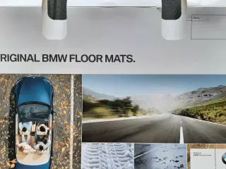 BMW X1 gummimåtter+bagagerumsbakke