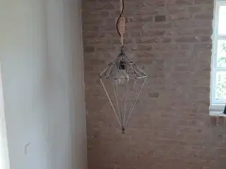 Hygge lampe med glødepære.