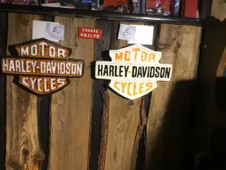 Støbte Harley Davidson skilte