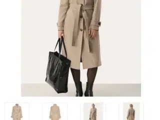 Part Two Frakke smuk beige melange.