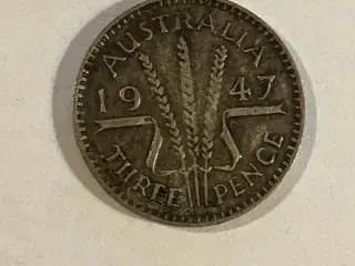 Australia Three Pence 1947