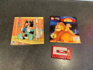 Disney puskespil og bog+kassettebånd