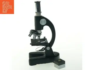 Vintage mikroskop med trækasse fra EriksOptik (str. 21 cm)