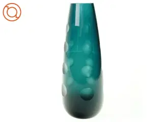 Facet slebet Glas Vase (str. 25 x 9 cm)