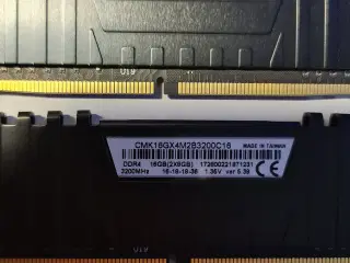 Corsair Vengeance DDR4 3200 mhz 16gb moduler