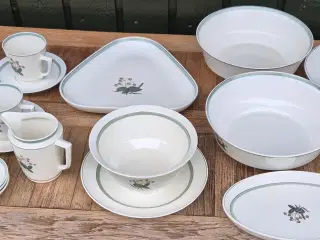 Hjertegræs - fad - skål  - kop - saucekande