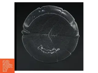 Glasfad formet som blad (str. 28 cm)