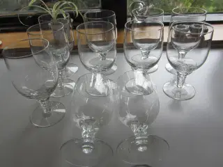 Vin glas 13,5 cm Amager/twist fra Holmegård pr stk