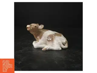 Porcelænsfigur af kalv fra Royal Copenhagen (str. 17 x 10 x 10 cm)