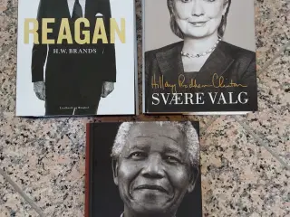 Biografier Reagan, Mandela, Clinton