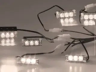 Blitzlys / Blitzlamper LED mm.