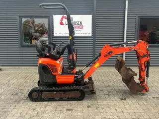 Kubota U10-3 SL Monteret med Udskudsarm