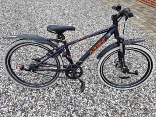 Mountainbike 24 tommer, 7 gear 