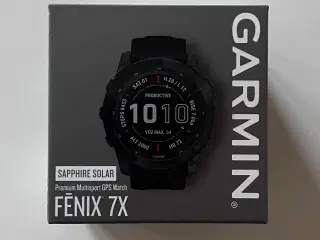 Garmin Fenix 7X Sapphire Solar Black
