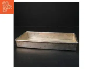 Rektangulær metalbakke (str. 26x15x4 cm)