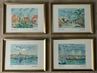 4 Skagen “akvareller”