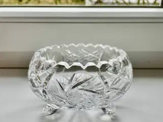 Retro skål af ægte krystal 