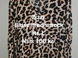 Zizzi bluse med smock