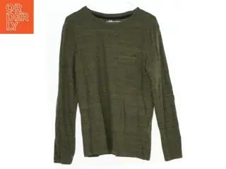 Langærmet trøje med brystlomme fra H&M (str. 134)