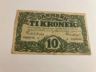10 Kroner 1945 D Danmark